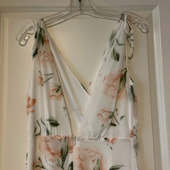 Lulus Romantic Possibilities White Floral Print Maxi Dress - Picture 8 of 9